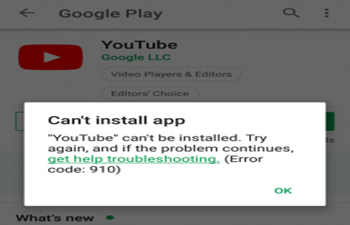 How To Fix “Error Code 910” In Google Play?