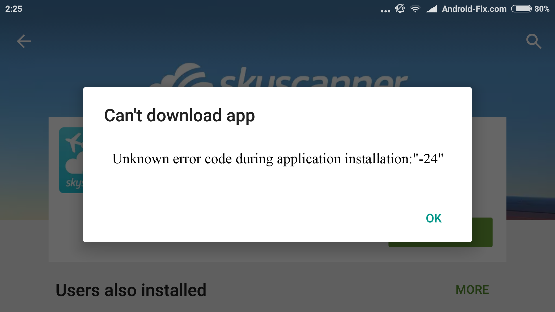 Reinstalling the application may fix this problem